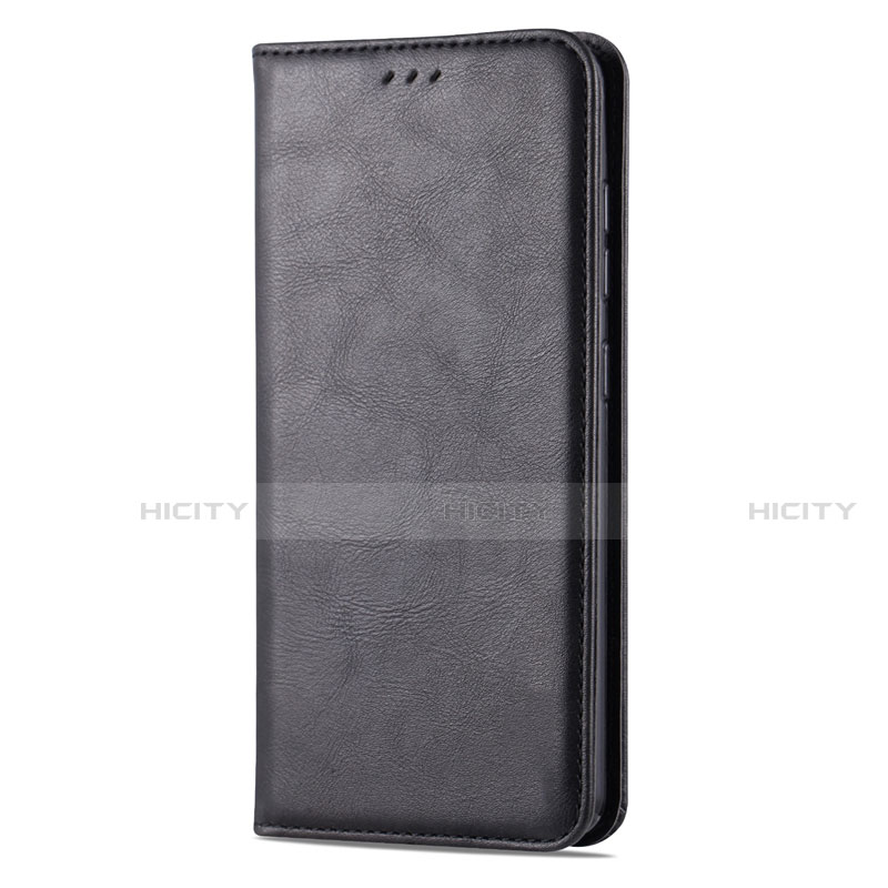 Funda de Cuero Cartera con Soporte Carcasa L02 para Samsung Galaxy A41 Negro