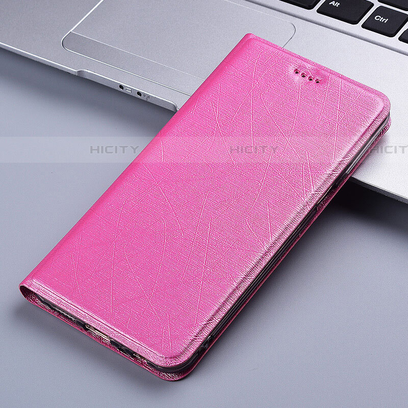 Funda de Cuero Cartera con Soporte Carcasa L02 para Samsung Galaxy Note 10 Lite Rosa