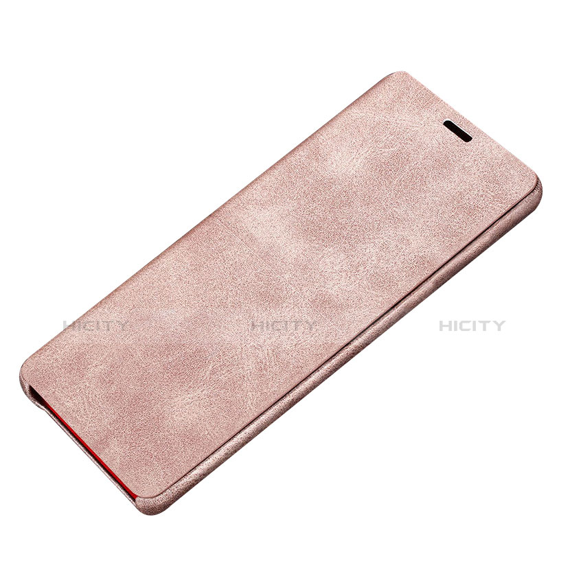 Funda de Cuero Cartera con Soporte Carcasa L02 para Samsung Galaxy Note 8 Duos N950F Rosa