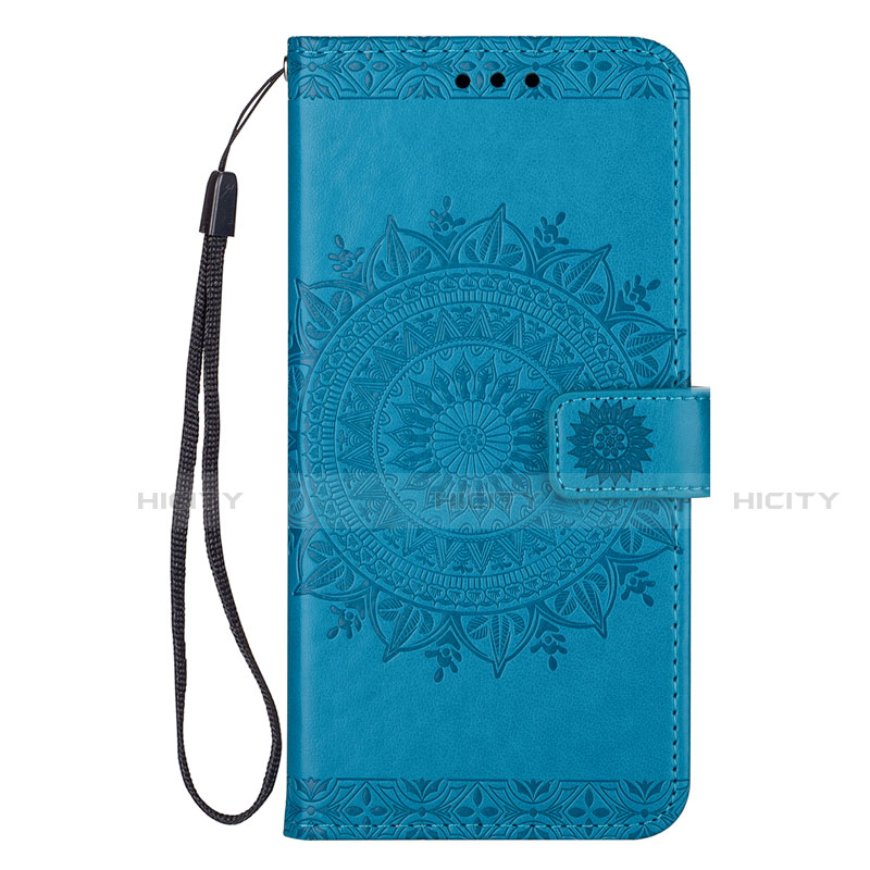 Funda de Cuero Cartera con Soporte Carcasa L02 para Samsung Galaxy S20 5G Azul