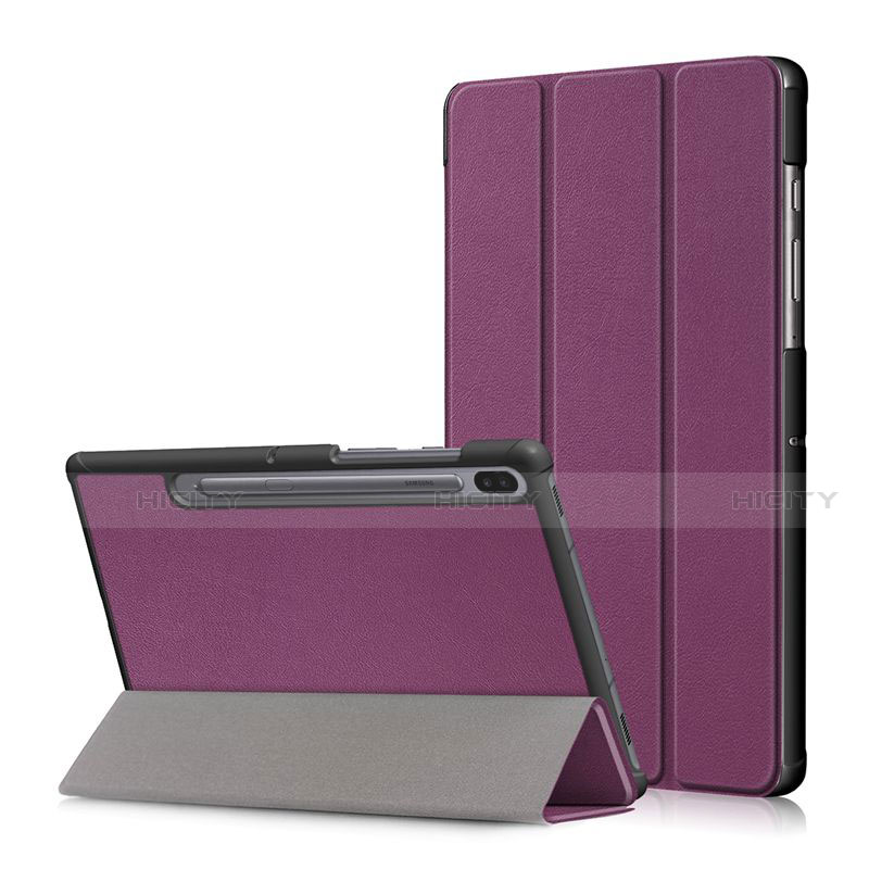 Funda de Cuero Cartera con Soporte Carcasa L02 para Samsung Galaxy Tab S6 10.5 SM-T860