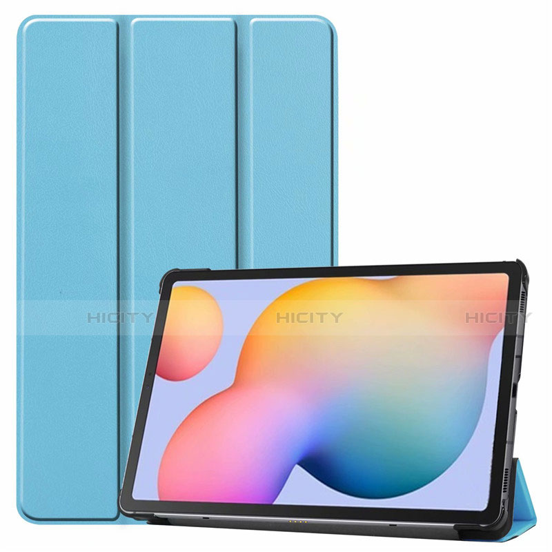 Funda de Cuero Cartera con Soporte Carcasa L02 para Samsung Galaxy Tab S6 Lite 10.4 SM-P610