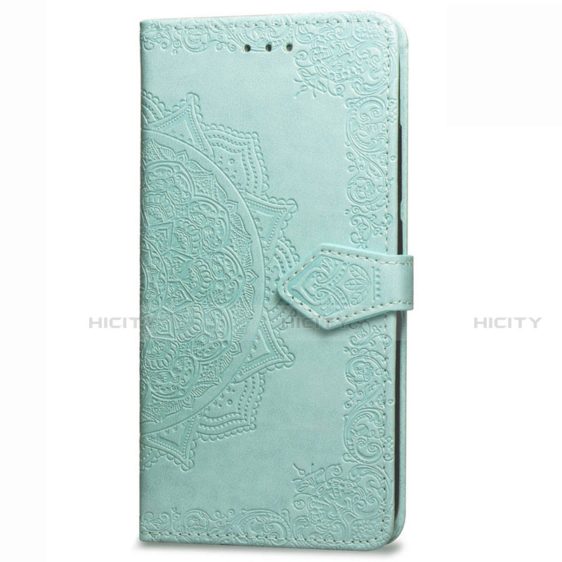 Funda de Cuero Cartera con Soporte Carcasa L02 para Samsung Galaxy XCover Pro Menta Verde