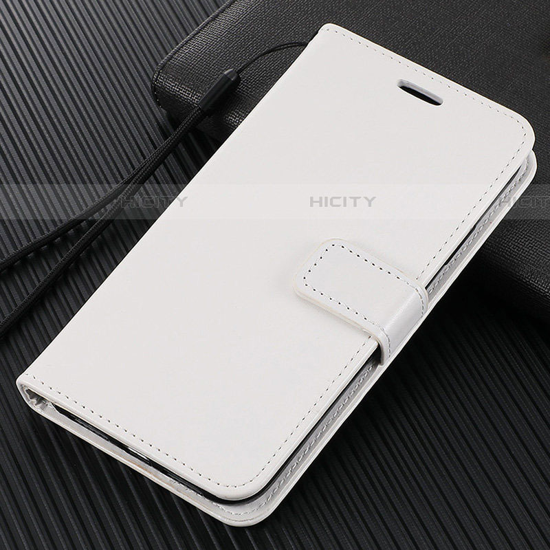 Funda de Cuero Cartera con Soporte Carcasa L02 para Vivo S1 Pro Blanco