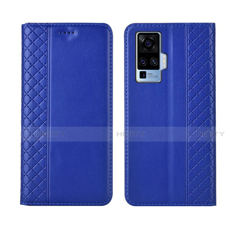 Funda de Cuero Cartera con Soporte Carcasa L02 para Vivo X50 Pro 5G