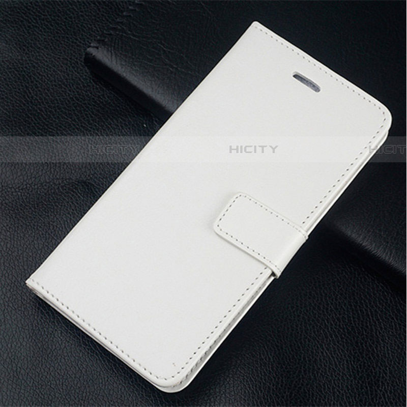 Funda de Cuero Cartera con Soporte Carcasa L02 para Xiaomi Mi 10 Pro Blanco