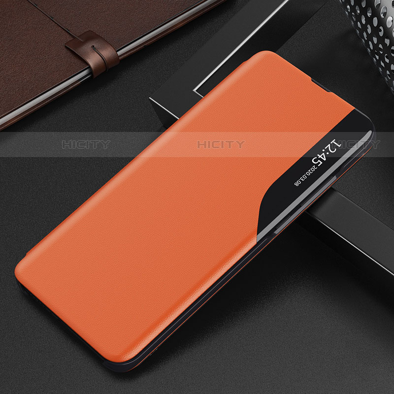 Funda de Cuero Cartera con Soporte Carcasa L02 para Xiaomi Mi 12S 5G Naranja