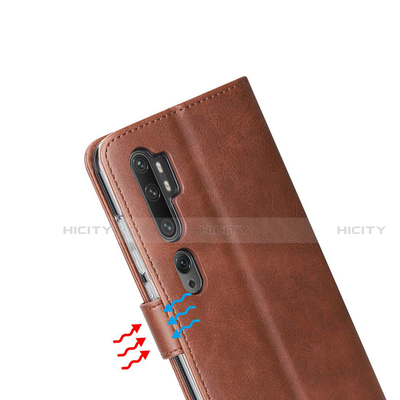 Funda de Cuero Cartera con Soporte Carcasa L02 para Xiaomi Mi Note 10