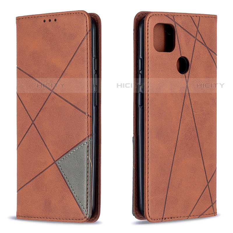 Funda de Cuero Cartera con Soporte Carcasa L02 para Xiaomi Redmi 9 India