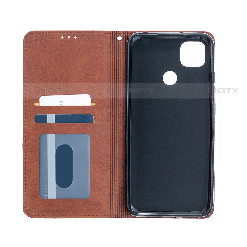 Funda de Cuero Cartera con Soporte Carcasa L02 para Xiaomi Redmi 9 India