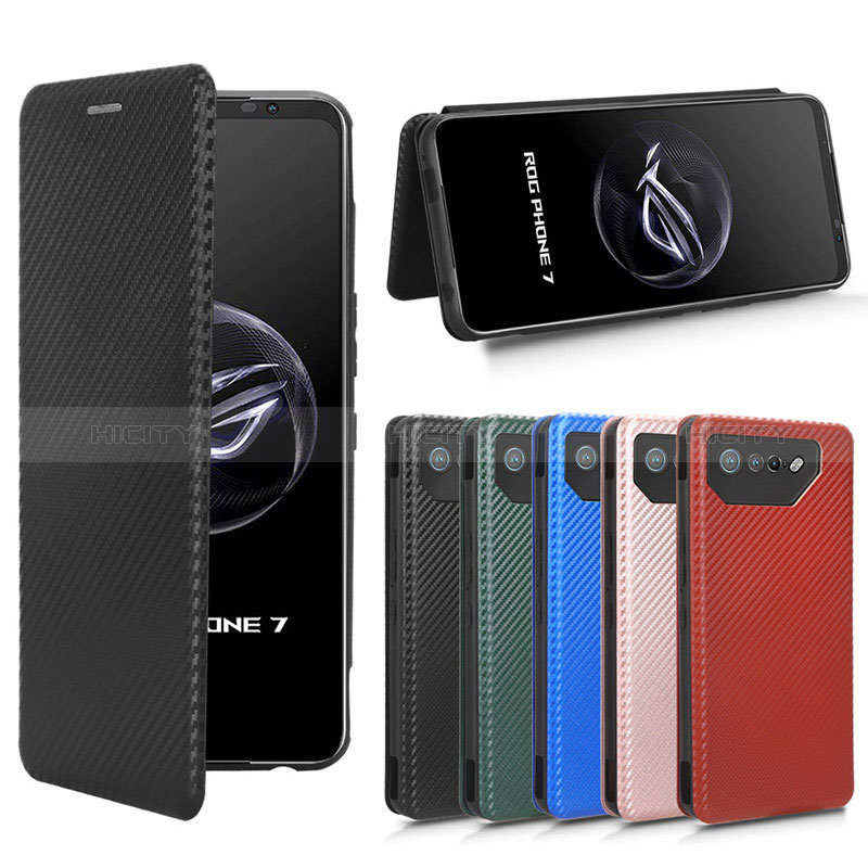 Funda de Cuero Cartera con Soporte Carcasa L02Z para Asus ROG Phone 7 Pro