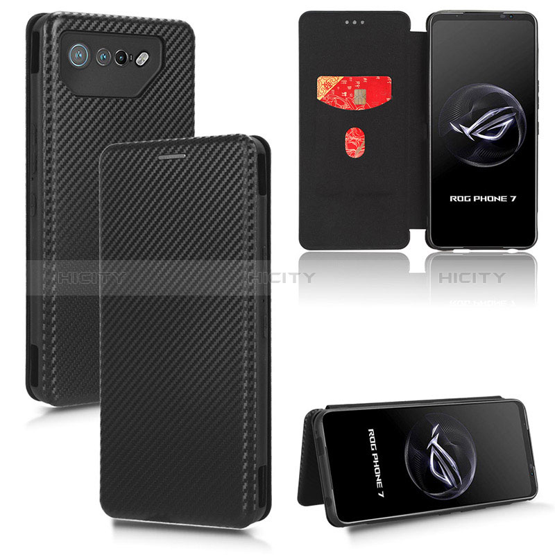 Funda de Cuero Cartera con Soporte Carcasa L02Z para Asus ROG Phone 7 Ultimate