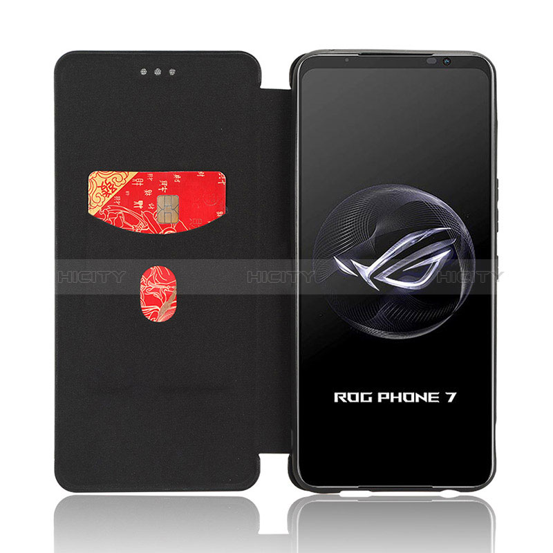 Funda de Cuero Cartera con Soporte Carcasa L02Z para Asus ROG Phone 7 Ultimate