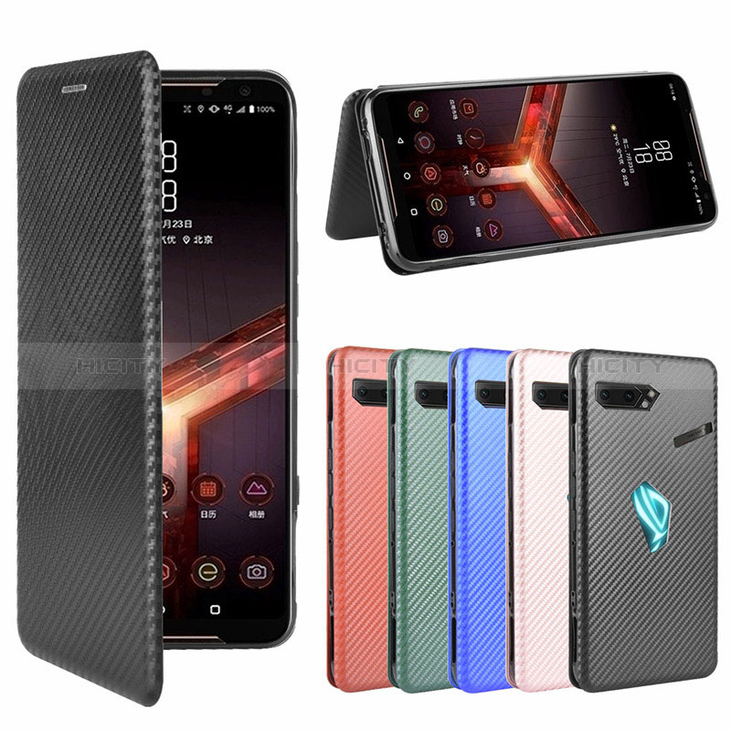 Funda de Cuero Cartera con Soporte Carcasa L02Z para Asus ROG Phone II ZS660KL