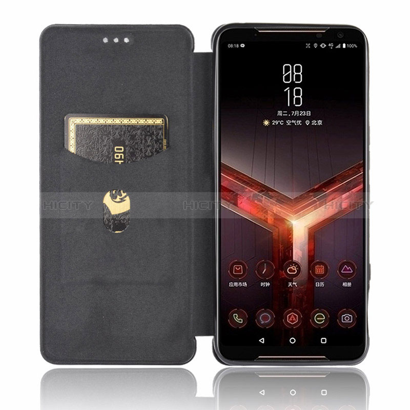 Funda de Cuero Cartera con Soporte Carcasa L02Z para Asus ROG Phone II ZS660KL