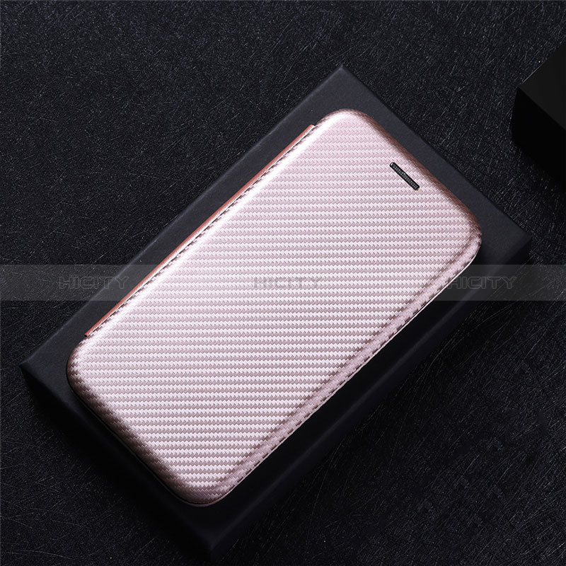 Funda de Cuero Cartera con Soporte Carcasa L02Z para Google Pixel 7 Pro 5G Oro Rosa