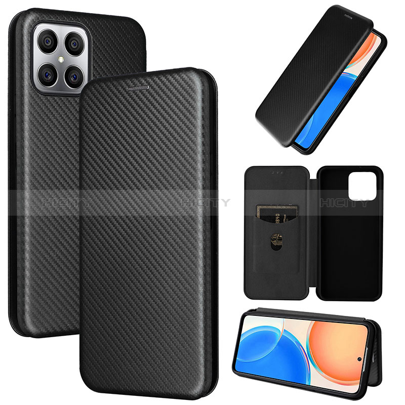 Funda de Cuero Cartera con Soporte Carcasa L02Z para Huawei Honor X8 4G