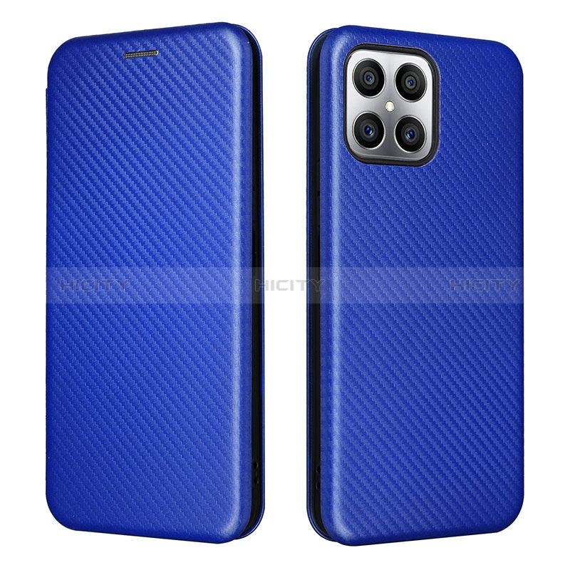 Funda de Cuero Cartera con Soporte Carcasa L02Z para Huawei Honor X8 4G