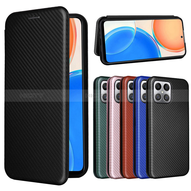 Funda de Cuero Cartera con Soporte Carcasa L02Z para Huawei Honor X8 4G