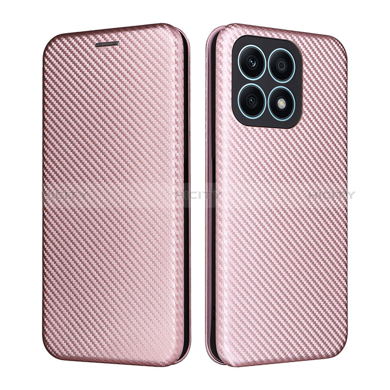 Funda de Cuero Cartera con Soporte Carcasa L02Z para Huawei Honor X8a 4G