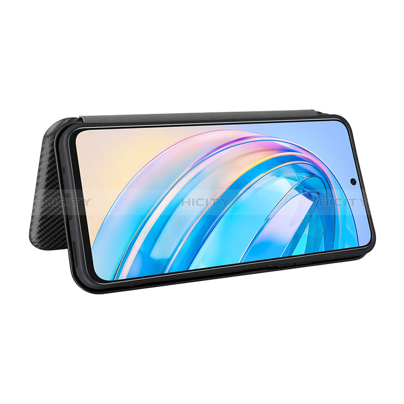 Funda de Cuero Cartera con Soporte Carcasa L02Z para Huawei Honor X8a 4G