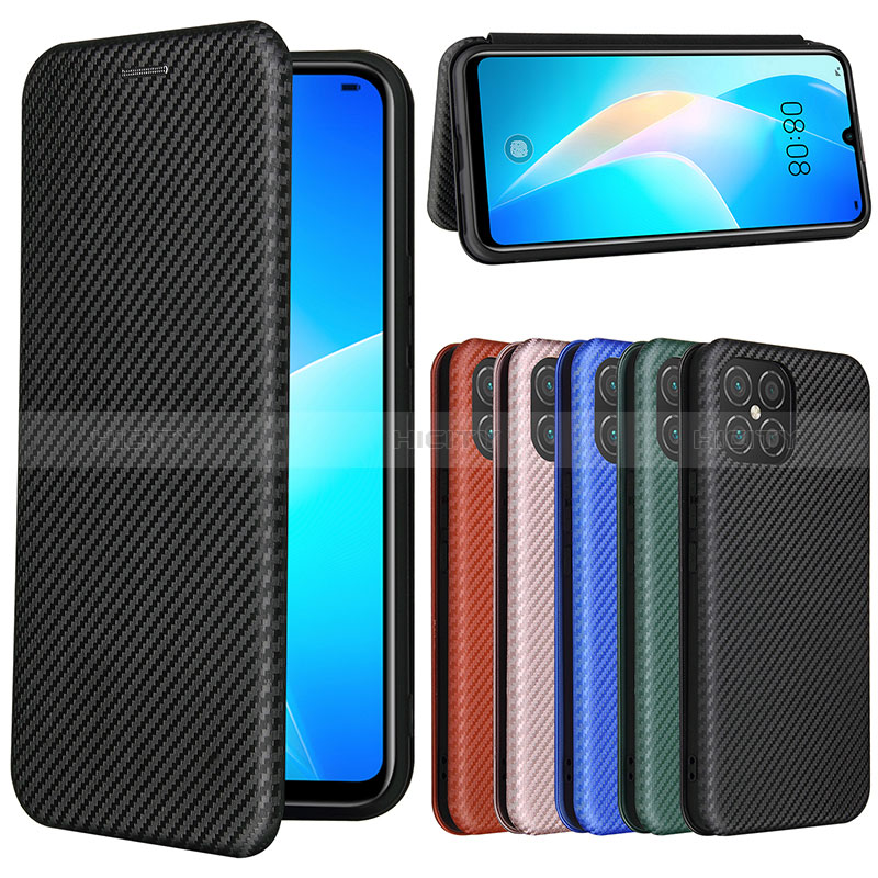 Funda de Cuero Cartera con Soporte Carcasa L02Z para Huawei Nova 8 SE 4G