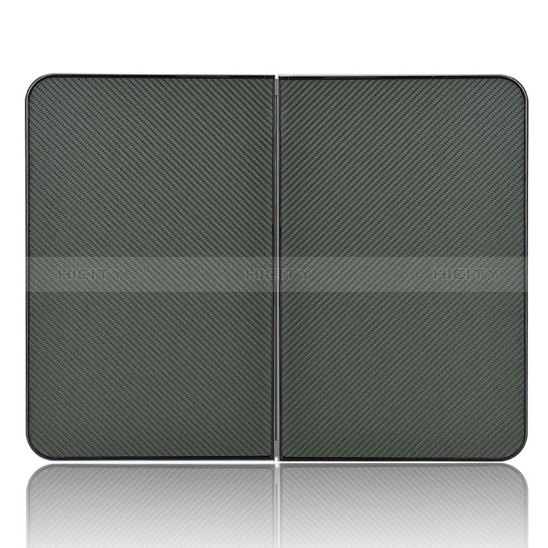 Funda de Cuero Cartera con Soporte Carcasa L02Z para Microsoft Surface Duo Verde