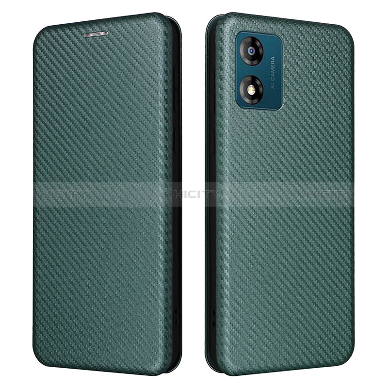 Funda de Cuero Cartera con Soporte Carcasa L02Z para Motorola Moto E13