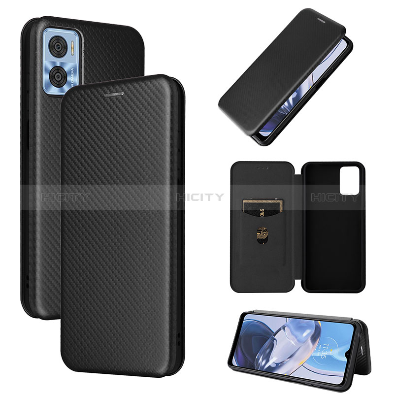 Funda de Cuero Cartera con Soporte Carcasa L02Z para Motorola Moto E22