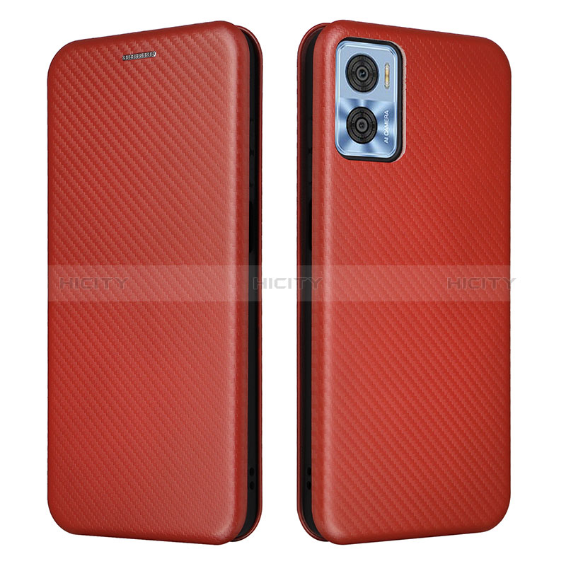 Funda de Cuero Cartera con Soporte Carcasa L02Z para Motorola Moto E22