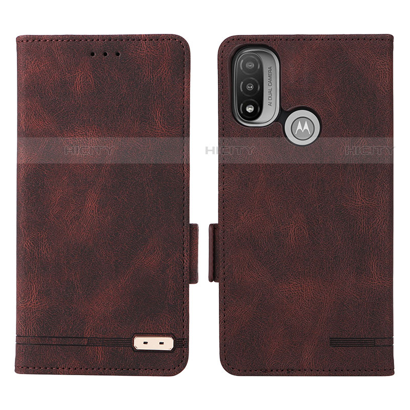 Funda de Cuero Cartera con Soporte Carcasa L02Z para Motorola Moto E40 Marron