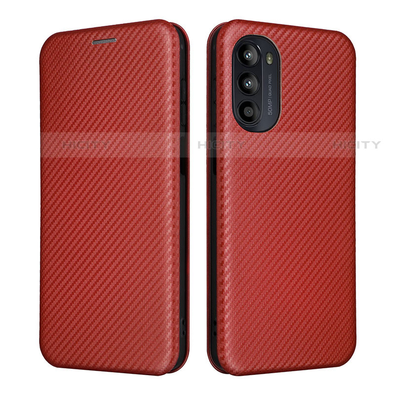 Funda de Cuero Cartera con Soporte Carcasa L02Z para Motorola Moto Edge (2022) 5G