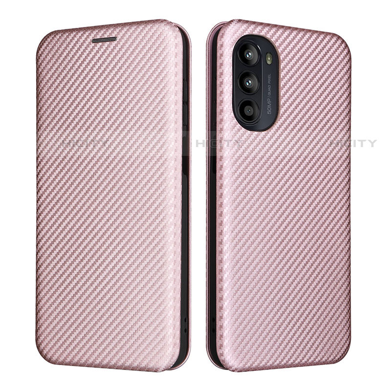 Funda de Cuero Cartera con Soporte Carcasa L02Z para Motorola Moto Edge (2022) 5G