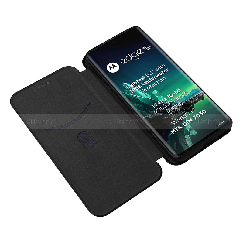 Funda de Cuero Cartera con Soporte Carcasa L02Z para Motorola Moto Edge 40 Neo 5G