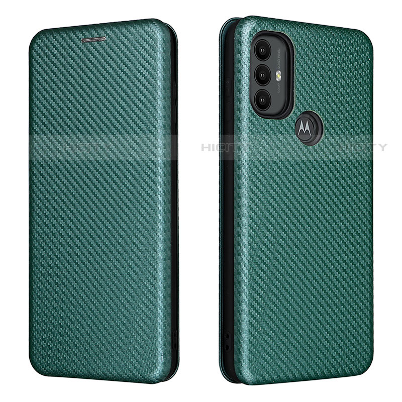 Funda de Cuero Cartera con Soporte Carcasa L02Z para Motorola Moto G Play Gen 2 Verde