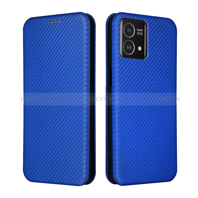 Funda de Cuero Cartera con Soporte Carcasa L02Z para Motorola Moto G Stylus (2023) 4G Azul