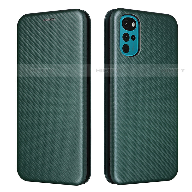 Funda de Cuero Cartera con Soporte Carcasa L02Z para Motorola Moto G22 Verde