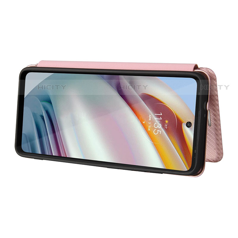 Funda de Cuero Cartera con Soporte Carcasa L02Z para Motorola Moto G40 Fusion