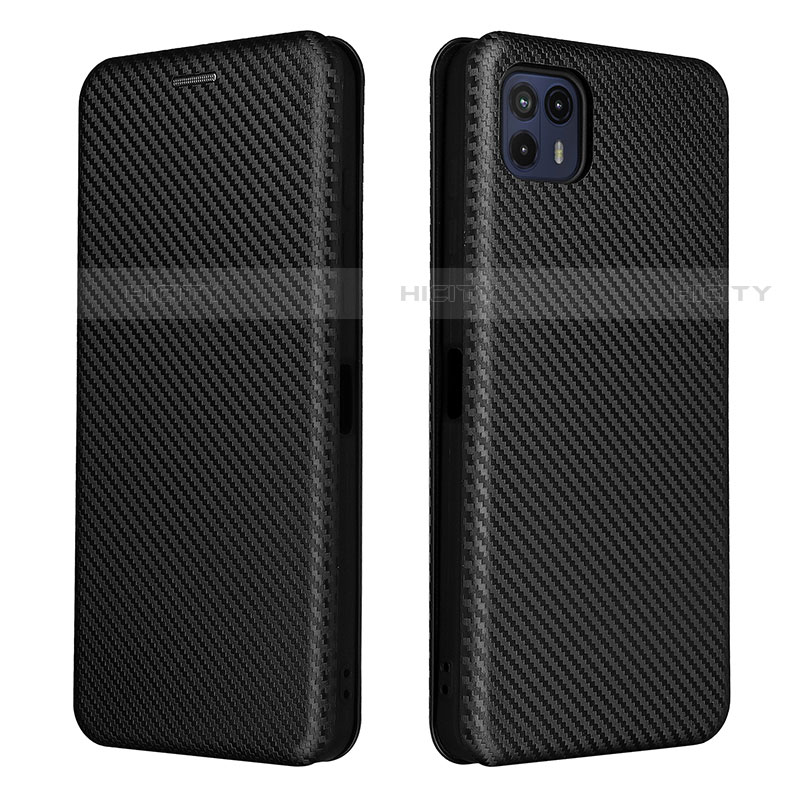 Funda de Cuero Cartera con Soporte Carcasa L02Z para Motorola Moto G50 5G Negro