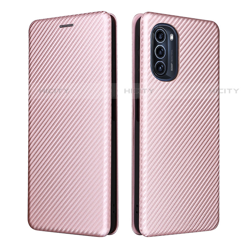 Funda de Cuero Cartera con Soporte Carcasa L02Z para Motorola Moto G52j 5G