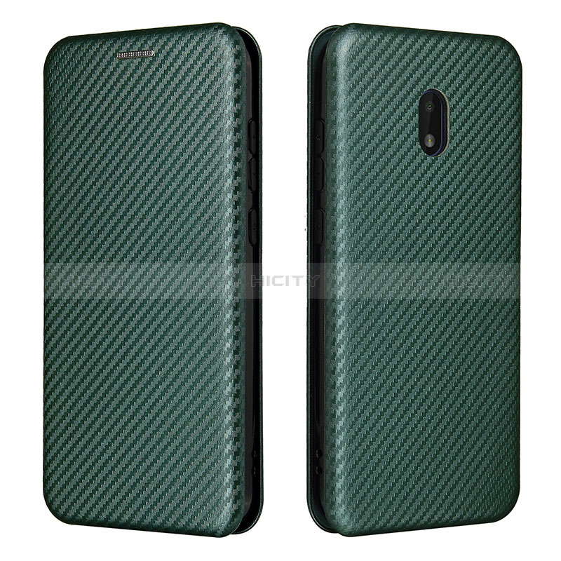 Funda de Cuero Cartera con Soporte Carcasa L02Z para Nokia C01 Plus Verde