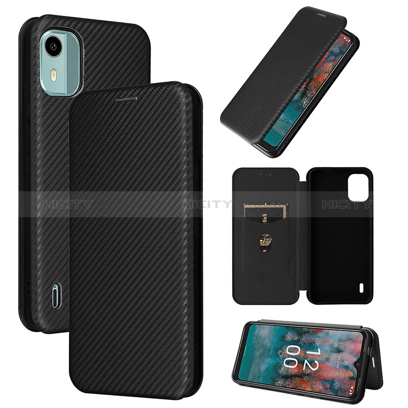 Funda de Cuero Cartera con Soporte Carcasa L02Z para Nokia C12