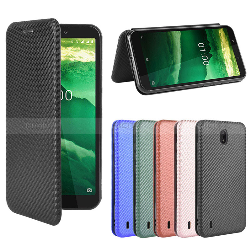 Funda de Cuero Cartera con Soporte Carcasa L02Z para Nokia C2