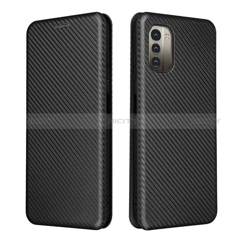 Funda de Cuero Cartera con Soporte Carcasa L02Z para Nokia G11 Negro