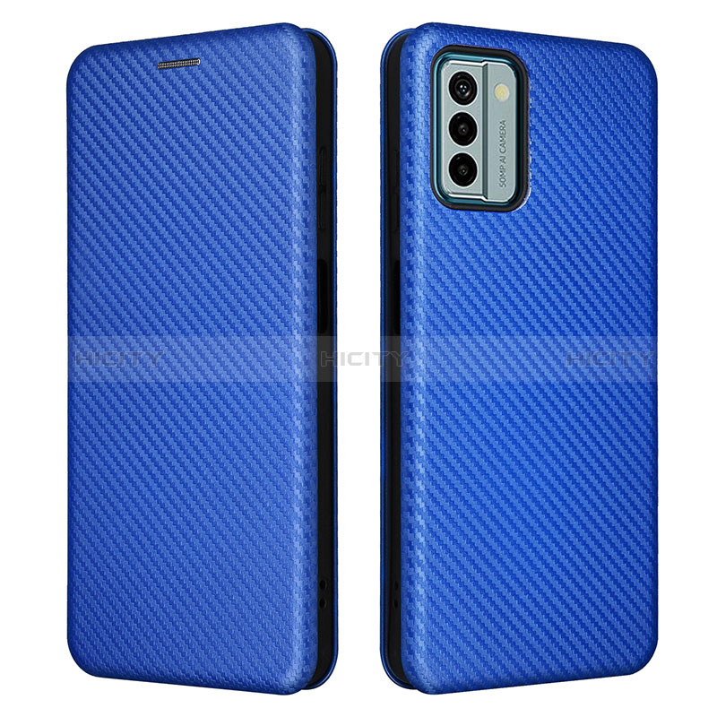 Funda de Cuero Cartera con Soporte Carcasa L02Z para Nokia G22 Azul