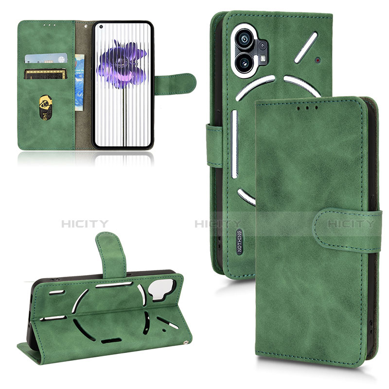 Funda de Cuero Cartera con Soporte Carcasa L02Z para Nothing Phone 1