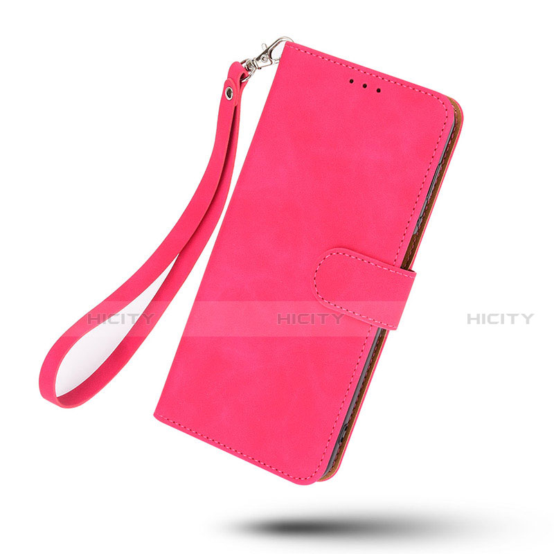 Funda de Cuero Cartera con Soporte Carcasa L02Z para Nothing Phone 1 Rosa Roja