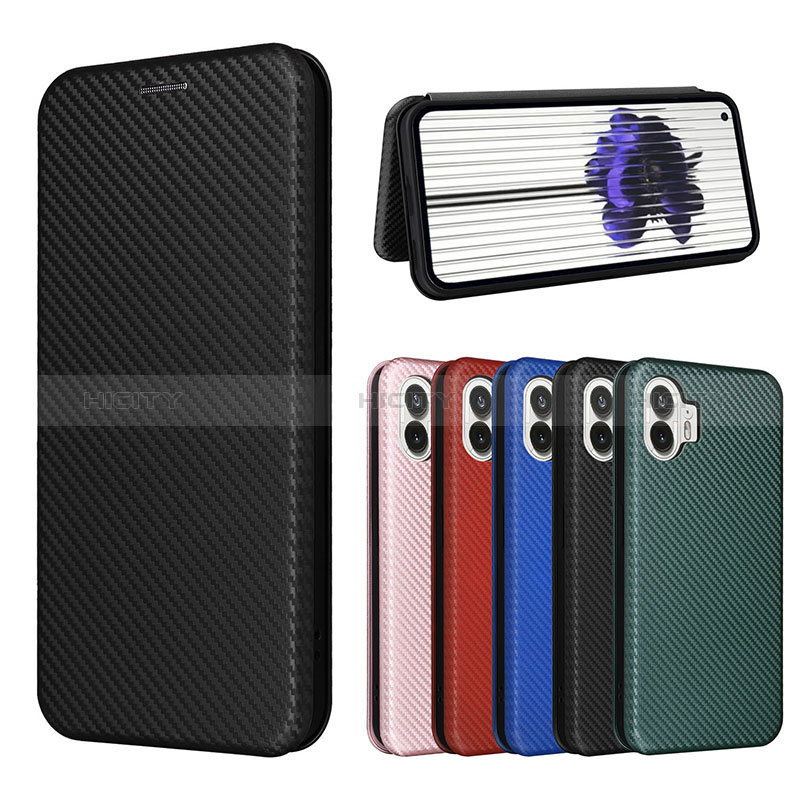 Funda de Cuero Cartera con Soporte Carcasa L02Z para Nothing Phone 2