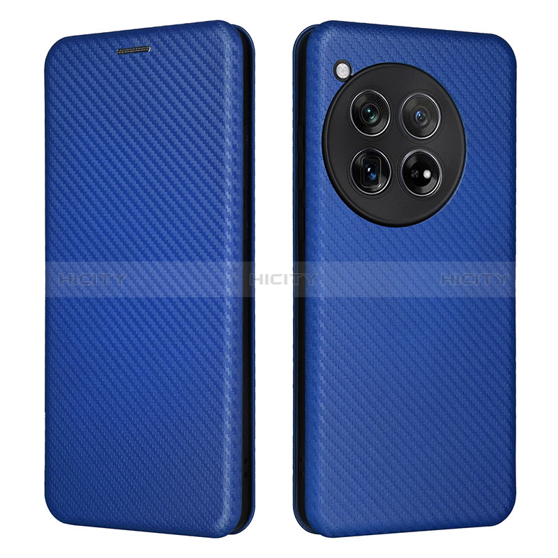 Funda de Cuero Cartera con Soporte Carcasa L02Z para OnePlus 12 5G Azul