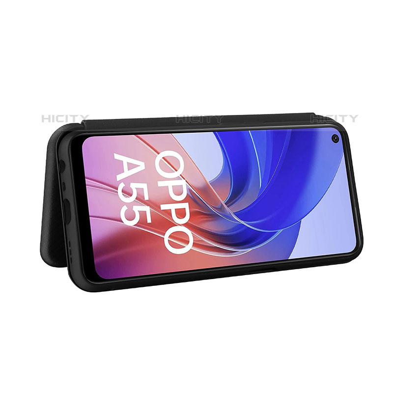 Funda de Cuero Cartera con Soporte Carcasa L02Z para Oppo A55 4G